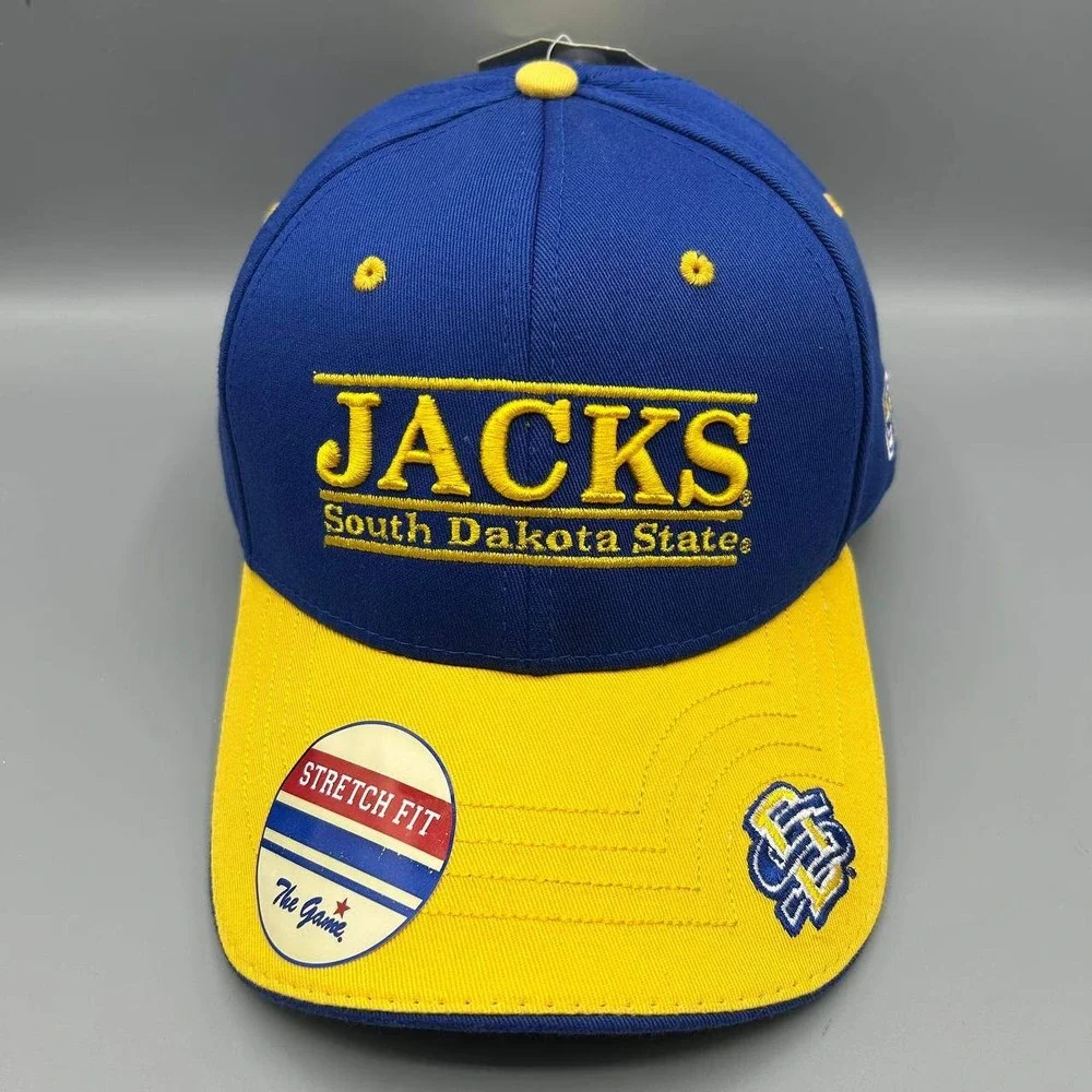 Vintage South Dakota State‎ Jackrabbits Hat Men M-L NCAA The Game Stretch Fitted